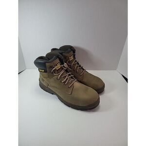 CAT Caterpillar P91268 Men's Sz 14 Mobilize Alloy Toe Fossil Leather Work‎ Boots